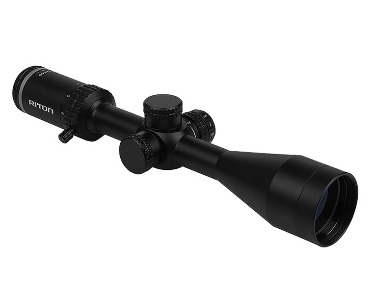 Riton 1 Primal Rifle Scope 4-12x50 1" SFP RDH Reticle Illum Black - 1P412ASI23