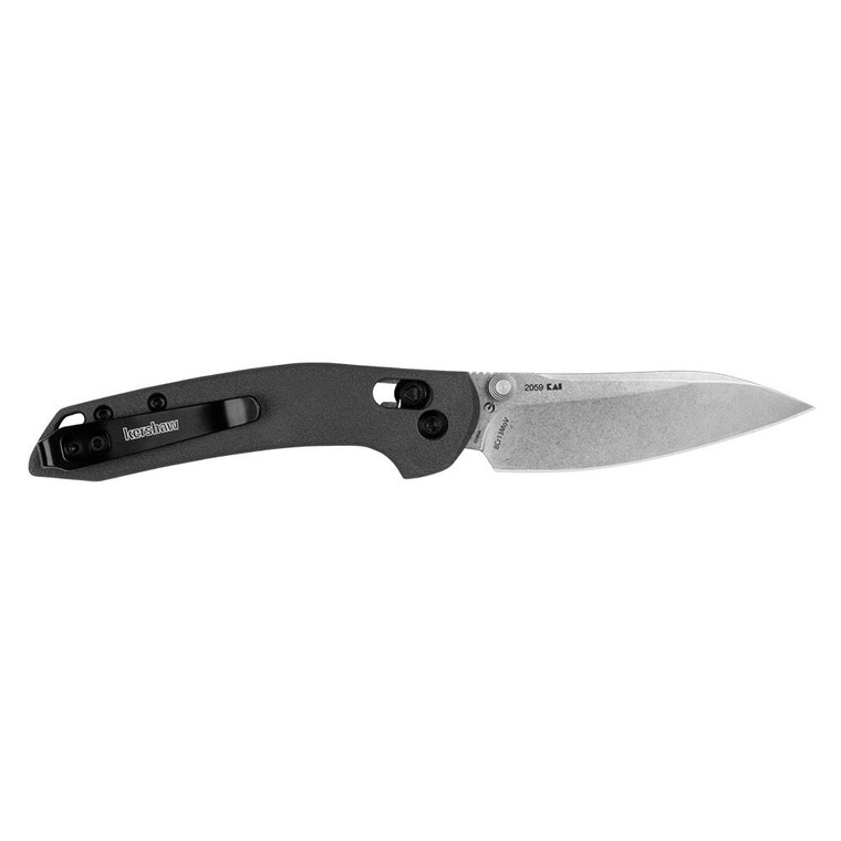 Kershaw Duster Folding Knife 2-9/10" Modified Sheepsfoot Blade Grey - 2059