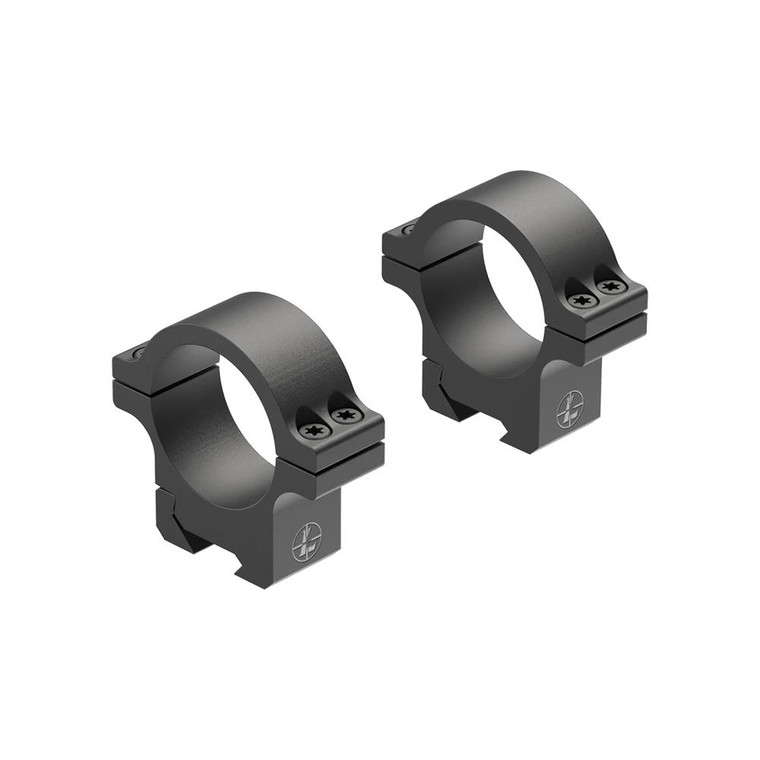 Leupold Open Range Rimfire Cross-Slot Rings 30mm High Black - 184803