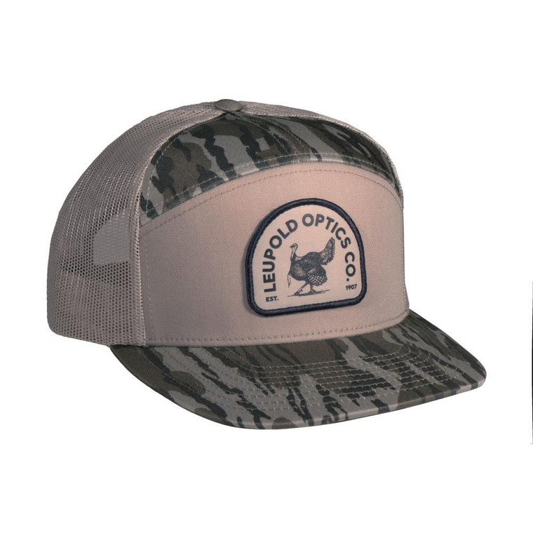 Leupold Turkey 7 Panel Trucker Khaki/Mossy Oak Bottomland - 187748