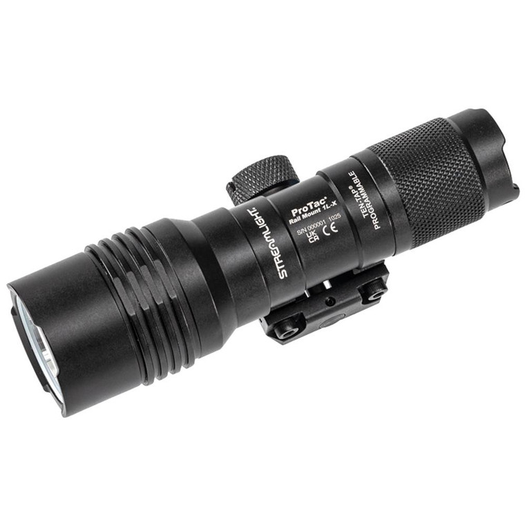 Streamlight Protac Rail Mount 1L-X Handgun Weapon Light CR123A 500 Lumens Black - 89026