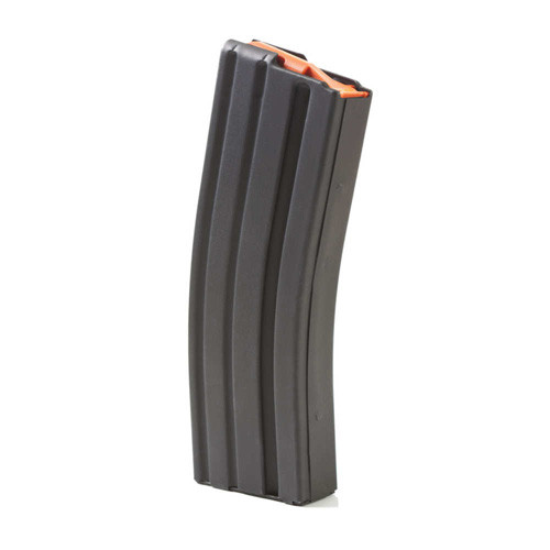 Asc - Ar-15 .223/5.56 Stainless Steel 30 Round Magazine - Marlube Black, Orange Follower - 30-223-SS-BM-O-ASC