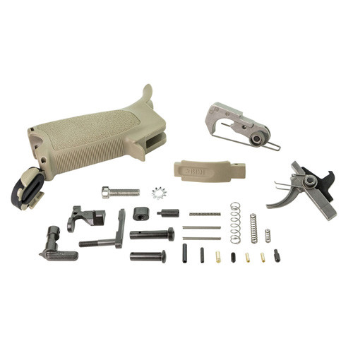 Bravo Company - Ar-15 Enhanced Lower Parts Kit - Flat Dark Earth - BCM-ELPK-FDE