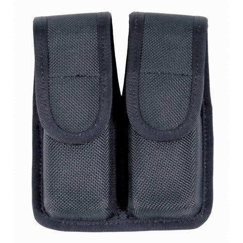 Blackhawk! - Double Mag Pouch (single Row) Cordura - Black, 9mm/.40 Cal/.45 Cal - 44A000BK