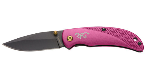 Browning - Prism 3 - Plum, Drop Point, Plain Edge, 2 3/8" Blade - 3220343