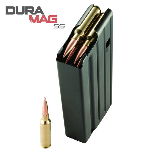 C-products - Ar-10 Magazine - Black W/ Black Follower, 308/7.62/6.5 Creedmoor, Sr25 Pattern, Stainless Steel - 2008041185CPD