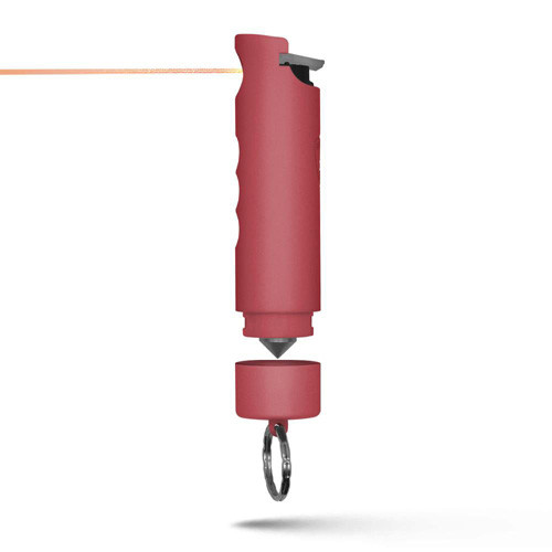Guard Dog Security - Pepper Spray With Car Glass Breaker - Harm & Hammer, Pink - PS-GDHH-PK