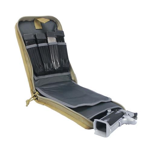 G Outdoors - Tactical Pistol Case, Tan - GPS-T1175PCT