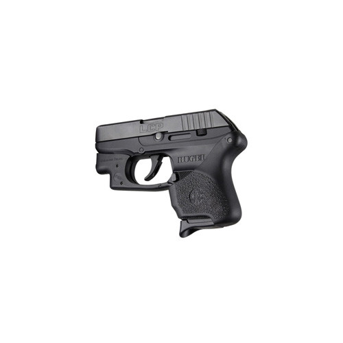 Hogue - Handall Hybrid Ruger Lcp Crimson Trace Button Grip Sleeve - Black - 18110
