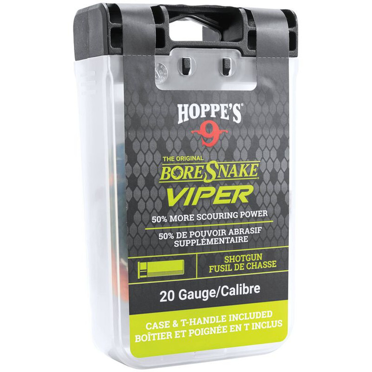 Hoppe's - The Boresnake Viper Den With Case & T-handle - Shotgun 20 Gauge - 24033VD