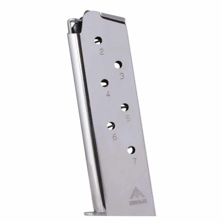 Mec-gar - 1911 Full Size Magazine - .45 Acp, 7/rd, Nickel - MGCG4507N