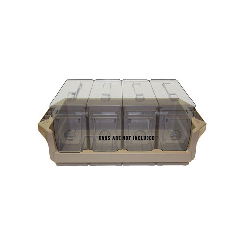 Mtm Case-gard - Metal Ammo Can Tray - 30 Cal. - Dark Earth - MAC30