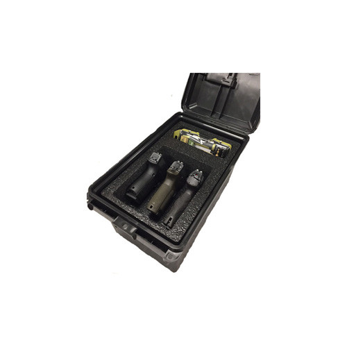 Mtm Case-gard - Tactical 3 Pistol Case - Dark Gray, 9.3” X 15.3” X 9” H - TPC3