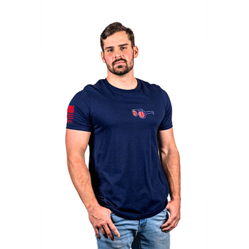 Nine Line Apparel - Men's T-shirt - Midnight Navy, Medium - THEYLIVE-TUSA-MIDNIGHTNAVY-M
