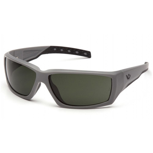 Pyramex - Overwatch Sunglasses - Forest H2x Gray Anti-fog Lens, Urban Gray Frame - VGSUG722T
