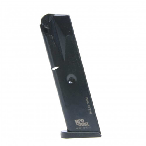Pro-mag - Promag Beretta M92f Magazine - 9mm - 10 Round - Steel - Blue - BER 01