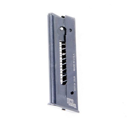 Pro-mag - Beretta Magazine - 21a Bobcat, .22 Lr, 7/rd, Blued - BER 04