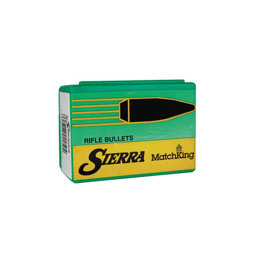 Sierra Bullets - Matchking Rifle Bullets - .30 Caliber/7.62mm, 125 Gr, Hp Matchking, 100/bx - 2121