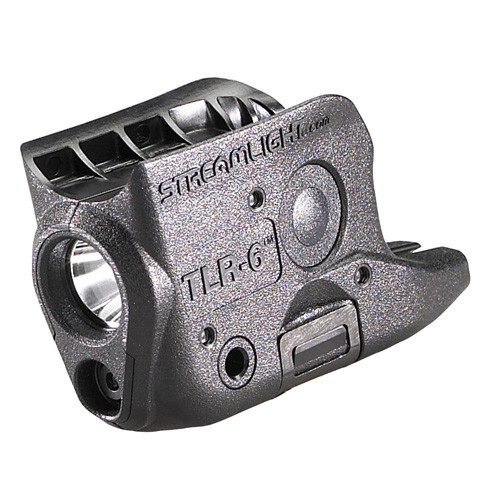 Streamlight - Tlr-6 Tactical Light/laser - Black, Glock 42/43, Red Laser, 100 Lumens - 69270
