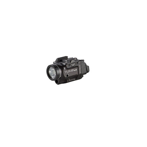 Streamlight - Tlr-8 Sub - Black, Glock 43x Mos/48 Mos, 500 Lumens, Red Laser - 69411