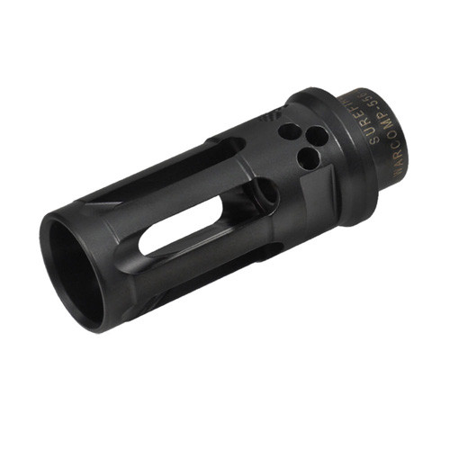 Surefire - Warcomp Closed-tine Flash Hider - Black, 5.56 Cal, 1/2-28 Threads - WARCOMP-556-CTN-1/2-28