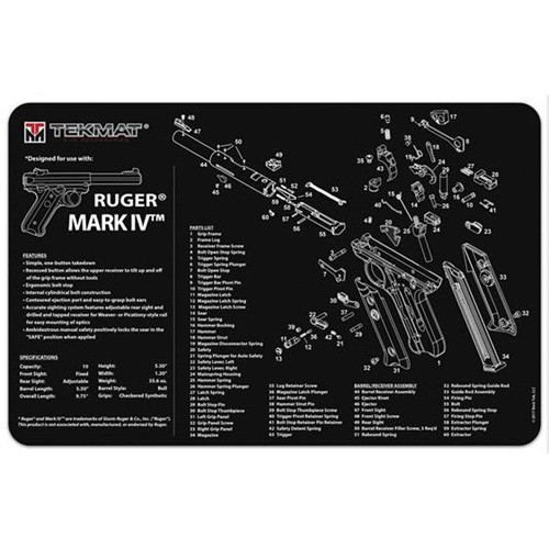 Tekmat - Tekmat Ruger Mkiv -11x17in - TEK-R17-RUGERMK4