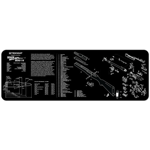Tekmat - Ruger Mini 14 Cleaning Mat - 12" X 36" - TEK-R36-MINI14
