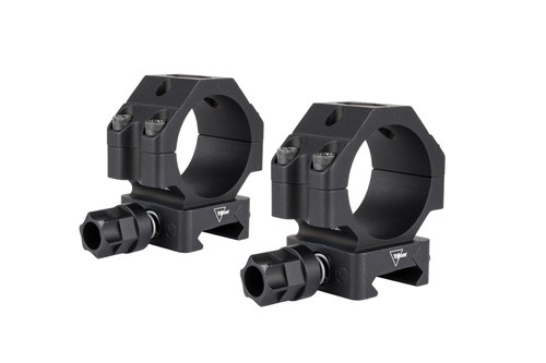 Trijicon - Scope Rings W/ Q-loc - Black, Low, Fits 35mm Tubes, 1"h - AC22072