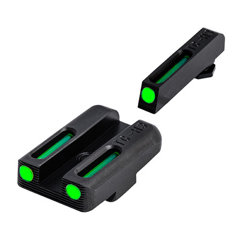 Truglo - Tfo Tritium/fiber-optic Day/night Sight - Glock 42/43, Green/green - TG-TG131GT1A