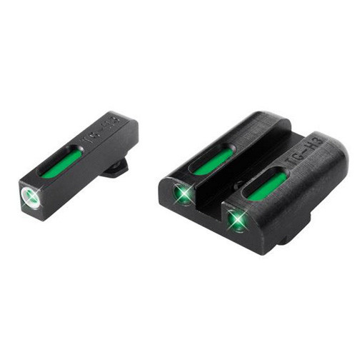 Truglo - Tfx Tritium/fiber-optic Day/night Sight - Glock Low, Green/green - TG-TG13GL1A