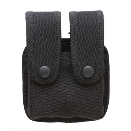 Uncle Mike's - Double Case With Flaps For Double Row Mags - Nylon, Black - 88361