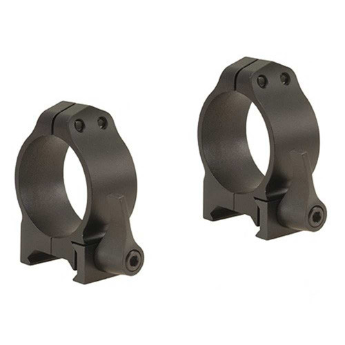 Warne Scope Mounts - Quick Detach Rings - Matte, Low, 30mm - 213LM
