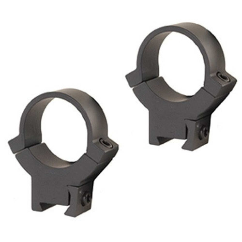 Warne Scope Mounts - All Steel .22 Rimfire Rings - Matte, High, 1" - 722M