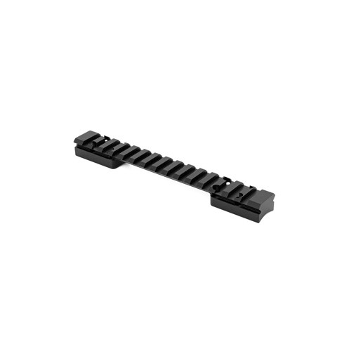Warne Scope Mounts - Mountain Tech Tactical Rail - Black, X-bolt Magnum , 0 Moa, Tapered 6-48 Screws - 7643M