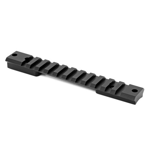 Warne Scope Mounts - Mountain Tech Tactical Rail - Matte Black, Remington Sa, 0 Moa, Tapered 6-48 Screws - 7673M