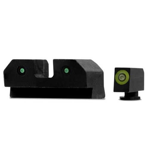 Xs Sights - R3d Night Sights Green - Glock 17,19,22-24,26,27,31-36,38 - GL-R012P-6G