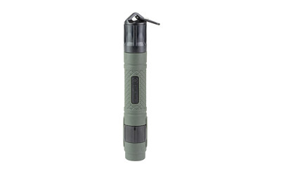 Aquamira Survival Straw, Emergency Water Filter System, Certified Filtration up to 300 Gallons of Water, Olive Drab Green ZAQ-SS