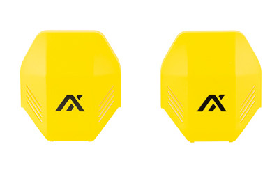 AXIL MX Plate, Fits MX Pro/Electronic/Passive Earmuffs, Safety Yellow MX-PLT-Y