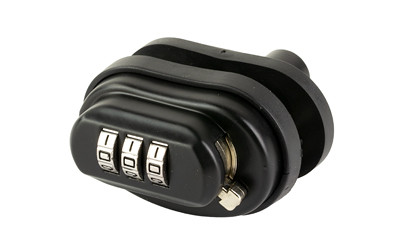 Birchwood Casey Trigger Lock, 3 Dial Combination, Fits Most Handguns/Rifles/Shotguns, Black BC-TRGLCK