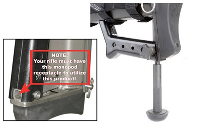 Barrett Monopod, Fits Barrett 50BMG, Black 13348