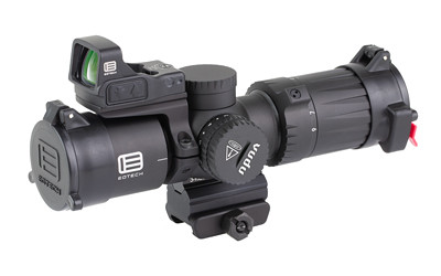 EOTECH Vudu, Rifle Scope, 3-9X Magnification, 32mm Objective, Second Focal Plane, Illuminated MD-6 Reticle, Matte Finish, Black, Includes Integrated Mount with EFLX Sight VDU3-9PKG3