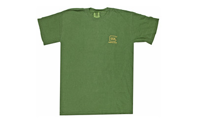 GLOCK OEM Perfection Short Sleeve T-Shirt, Large, Green AA75151