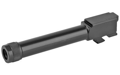 GLOCK Threaded Barrel, 9MM, For Glock Gen 5 19/19X/45, Black Finish, M1/2X28 RH Threads, Thread Protector Included 47698