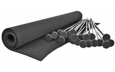Gun Storage Solutions Rifle Rod 20 pack starter kit includes 20 rods and fabric size 15" x 30" RR20SK