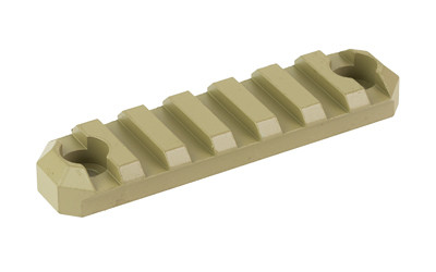 GrovTec 7 Slot Rail Section, Cerakote Finish, Coyote, M-LOK GTSW366