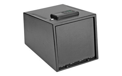 Hornady 2 Gun Keypad Vault, Programmable, Backup Barrel Key Lock, Removeable Shelf, Interior Light, Foam Interior, Requires Four AAA Batteries (Not Included), Black Finish 95430