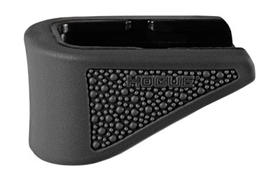 Hogue Grip Extension, Magazine Base Pad, Fits Glock 42, .380 ACP 6 Round Magazine, OverMolded Material, Cobblestone Texture, Black 18220