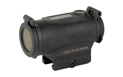 Holosun Technologies 530C, Red Reticle, Black Finish, 2 MOA Dot with 65 MOA Circle, Quick Disconnect Mount, Fits 1913 Picatinny Rail, Titanium Housing, Three Different Reticles, Solar Failsafe, Shake Awake HE530C-RD