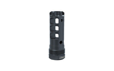LanTac USA LLC Dragon Muzzle Brake, 6MM ARC, 5/8X24 Thread Pitch, Plan B Compatible, QPQ Finish, Black, Full Length DGN6MMB-PBL