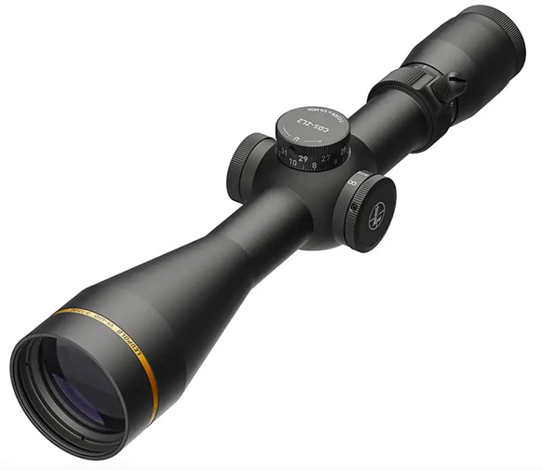 Leupold VX-4HD Rifle Scope, 3-12X Magnification, 50mm Objective, 30mm Main Tube, Duplex Reticle, Matte Finish, Black 185454